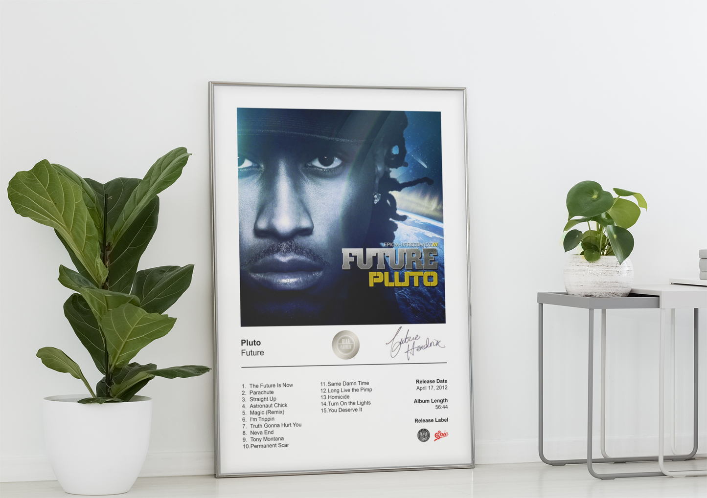 Future Poster - Pluto Album Cover Poster Print