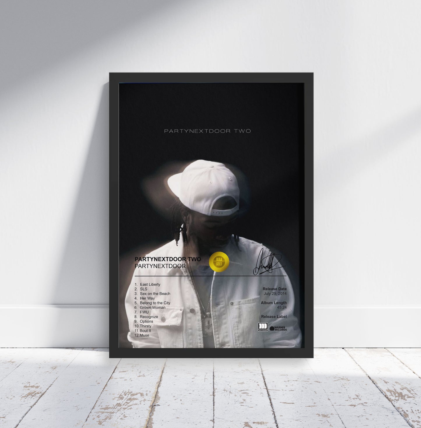 PARTYNEXTDOOR Poster - PARTYNEXTDOOR TWO Album Cover Poster Print - STUDIO EDITION
