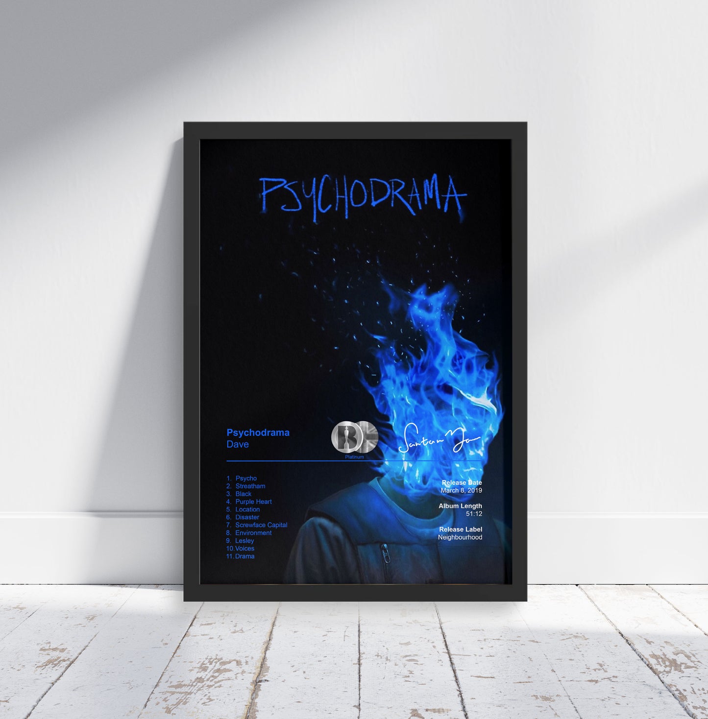 Dave Poster - Psychodrama Album Cover Poster Print - STUDIO EDITION