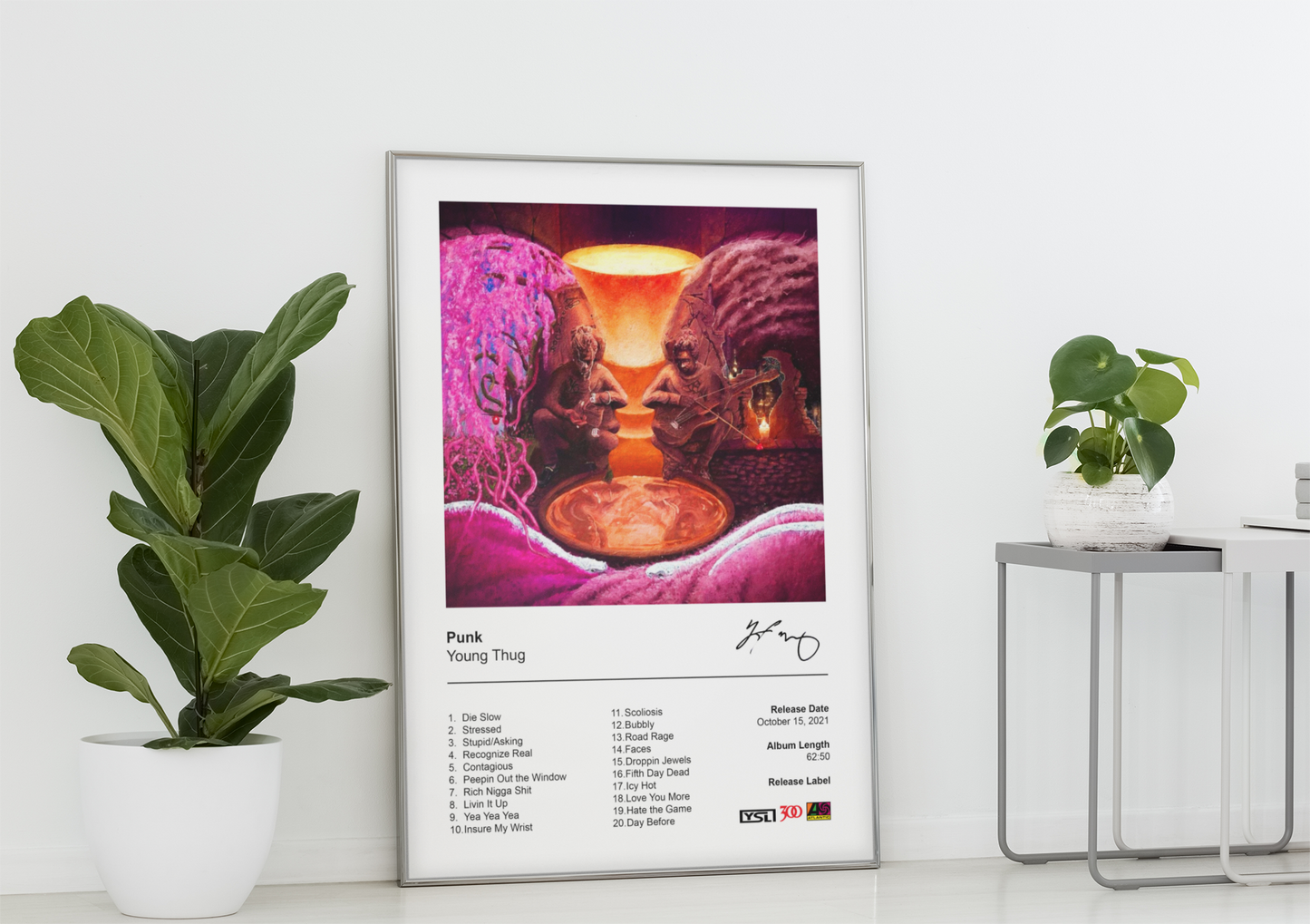 Young Thug Poster - Punk Album Cover Poster Print