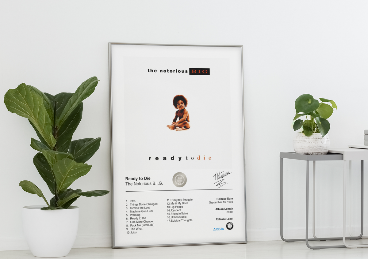 Kith The Notorious B.I.G Ready to Die Poster White - DE Kith The Notorious B.I.G Ready to Die Poster White - DE
