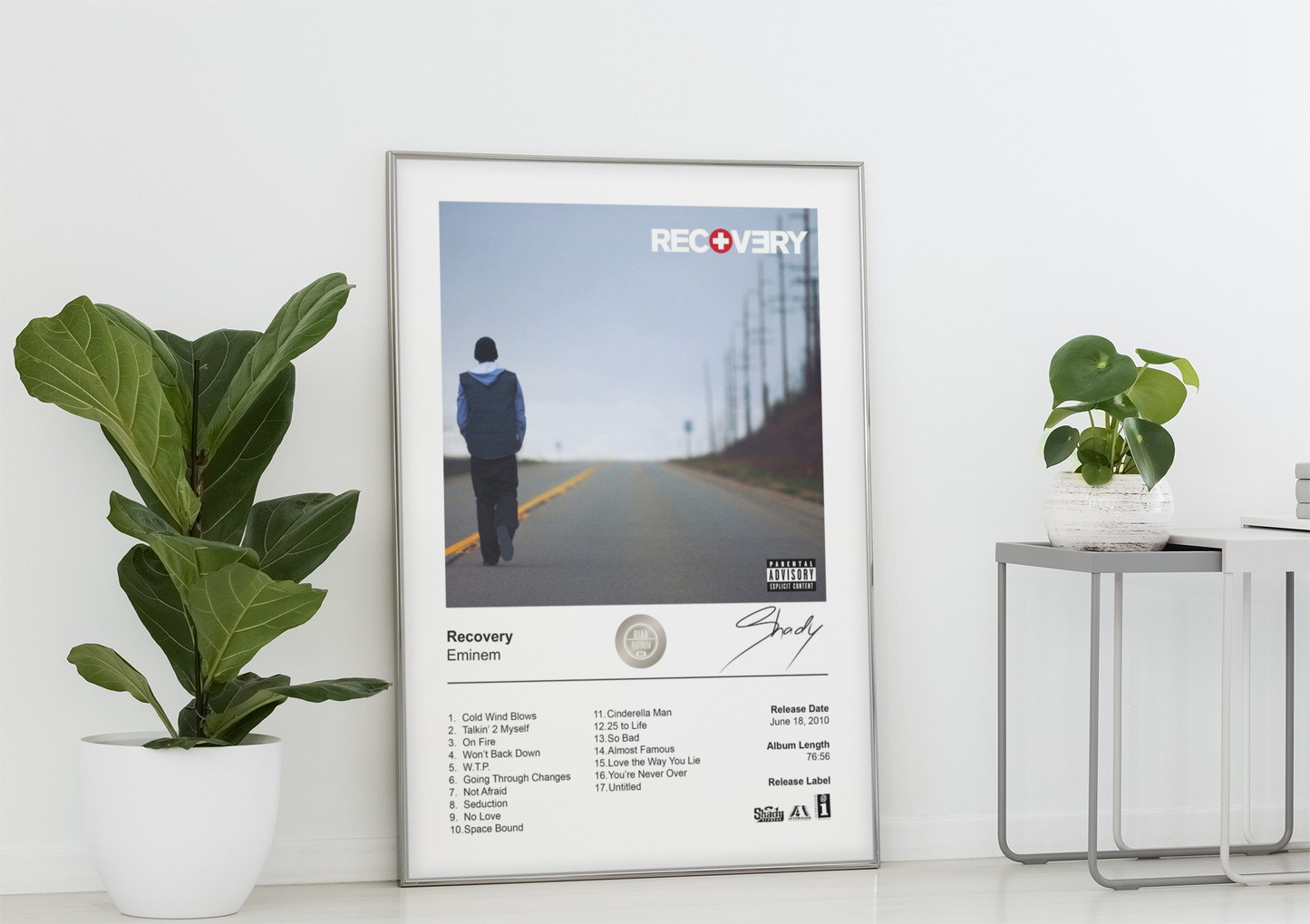 Eminem Poster - Recovery Album Cover Poster Print