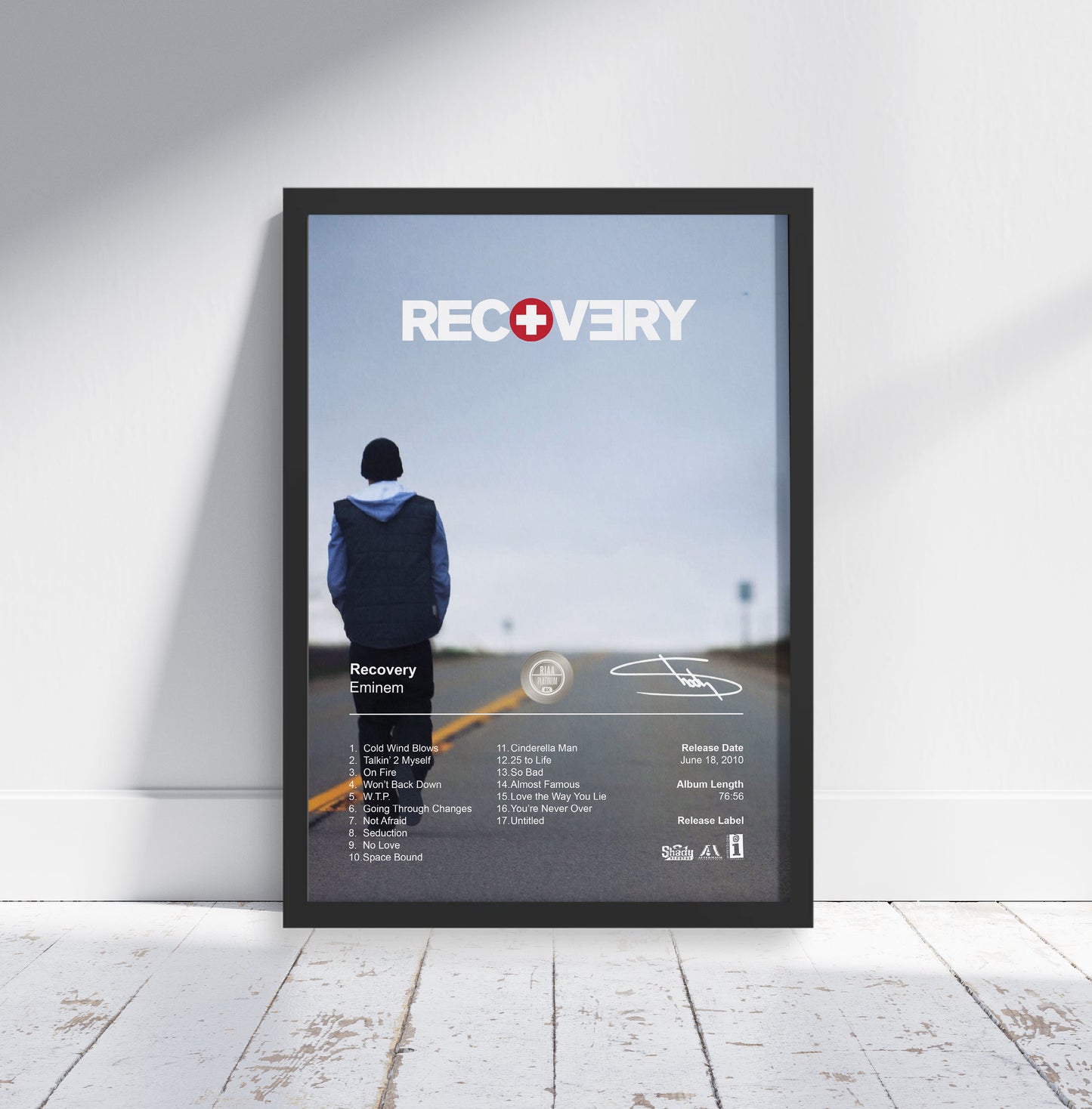 Eminem Poster - Recovery Album Cover Poster Print - STUDIO EDITION