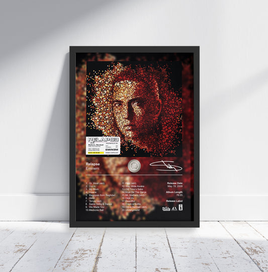 Eminem Poster - Relapse Album Cover Poster Print - STUDIO EDITION