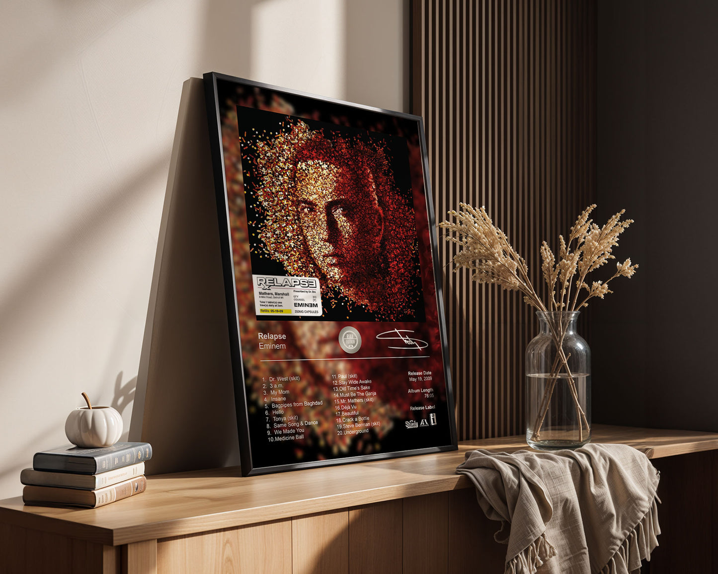 Eminem Poster - Relapse Album Cover Poster Print - STUDIO EDITION