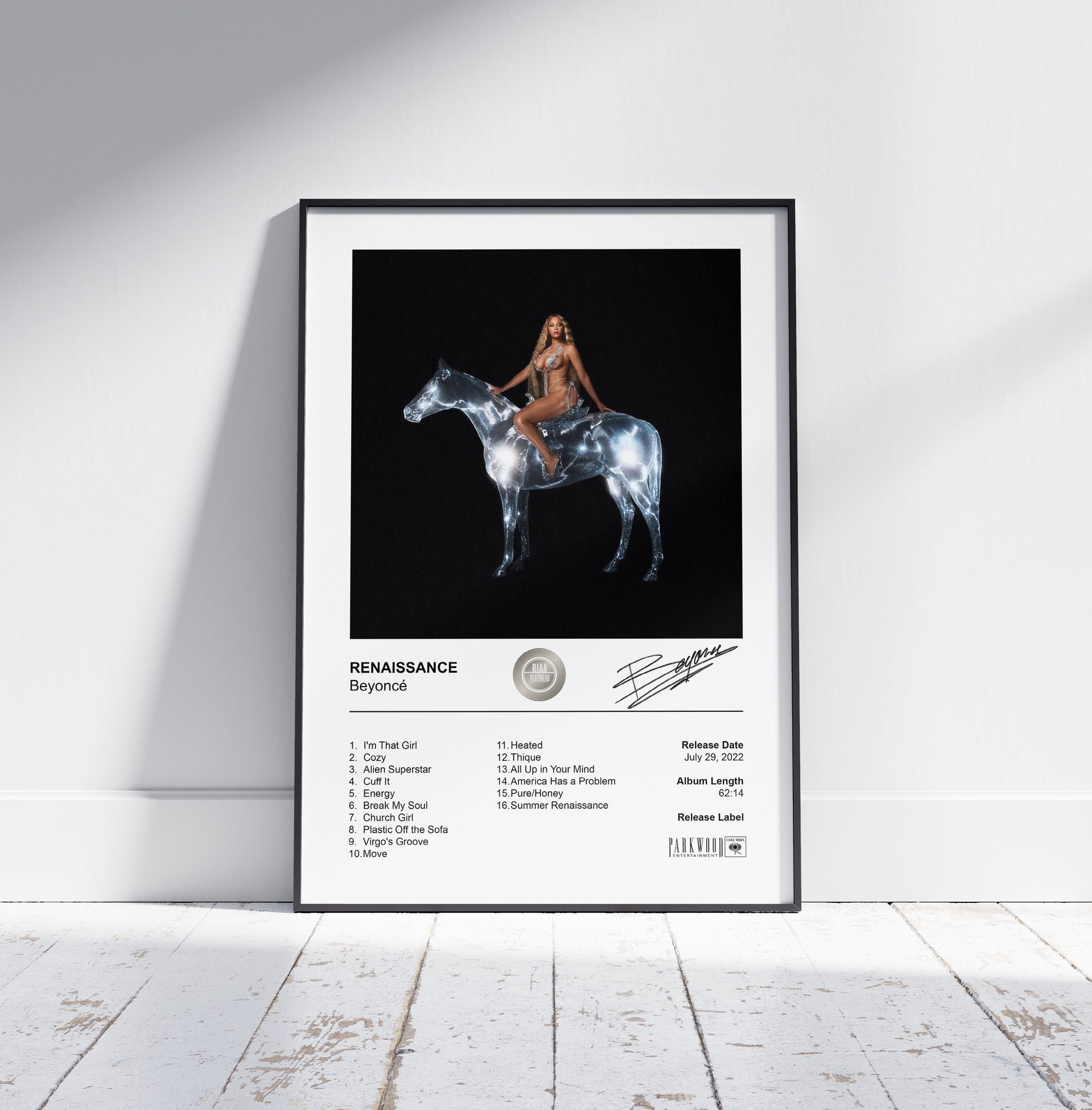 Beyoncé Poster - Renaissance Album Cover Poster Print – Ink and Canvas ...