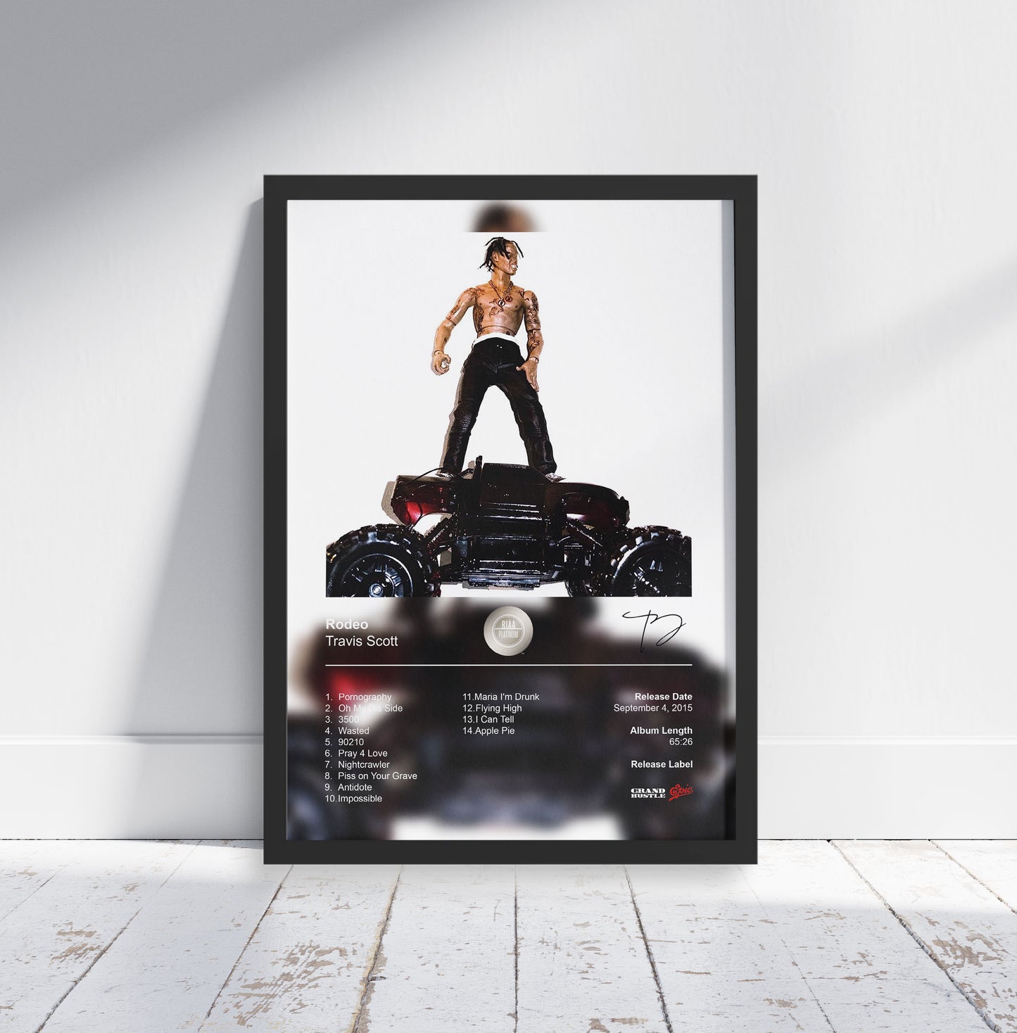 Travis Scott Poster - Rodeo Album Cover Poster Print - STUDIO EDITION