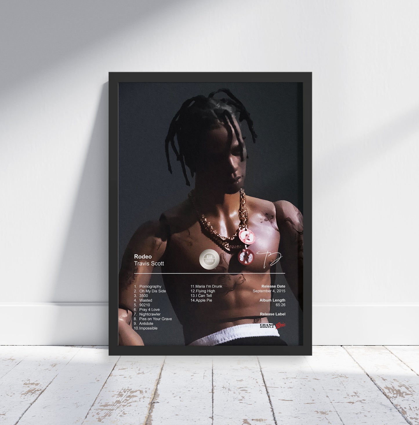 Travis Scott Poster - Rodeo Album Cover Poster Print - STUDIO EDITION