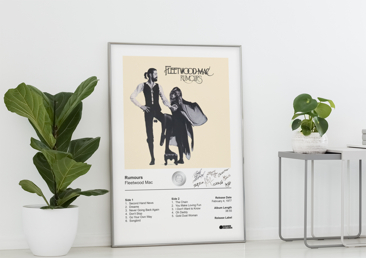 Fleetwood Mac Poster - Rumours Album Cover Poster Print