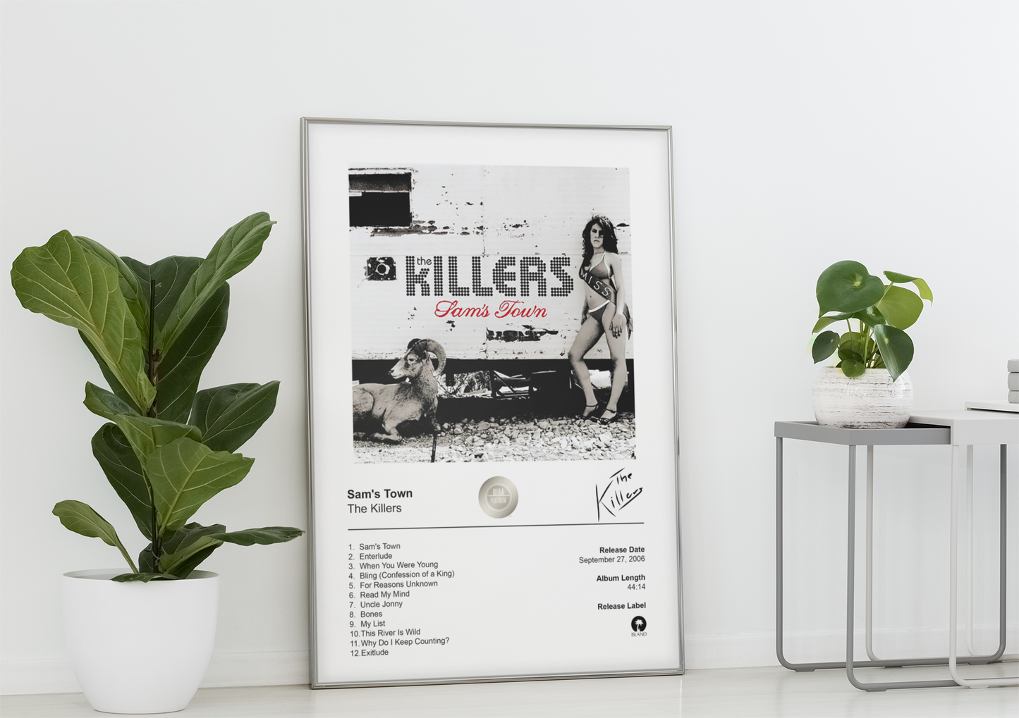 The Killers Poster - Sam's Town Album Cover Poster Print