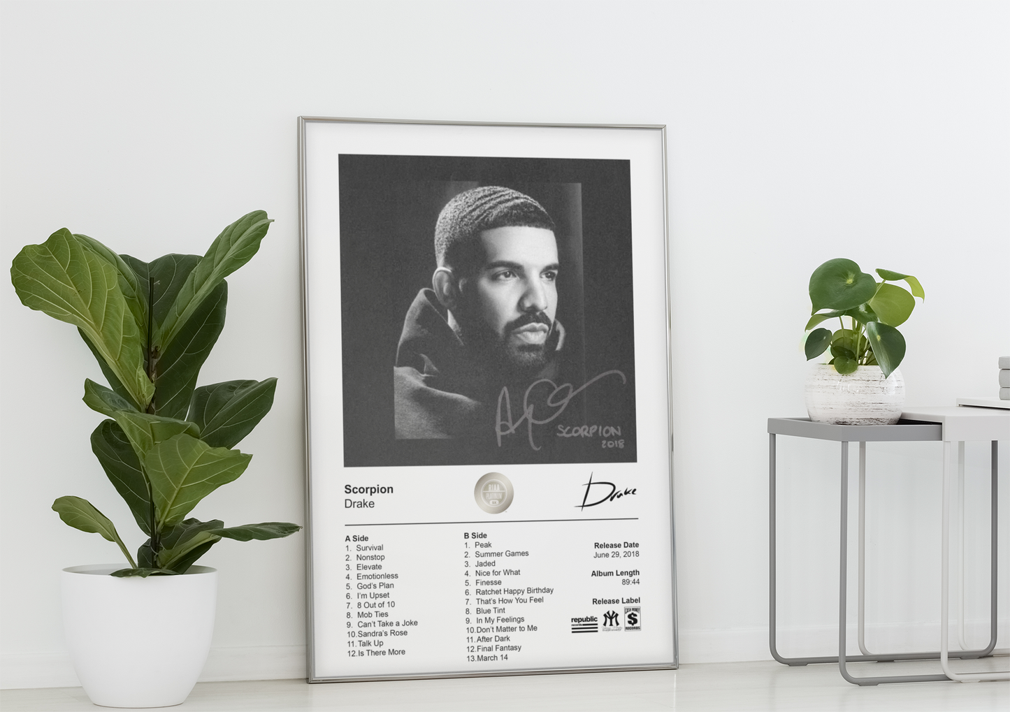 Drake Poster - Scorpion Album Cover Poster Print