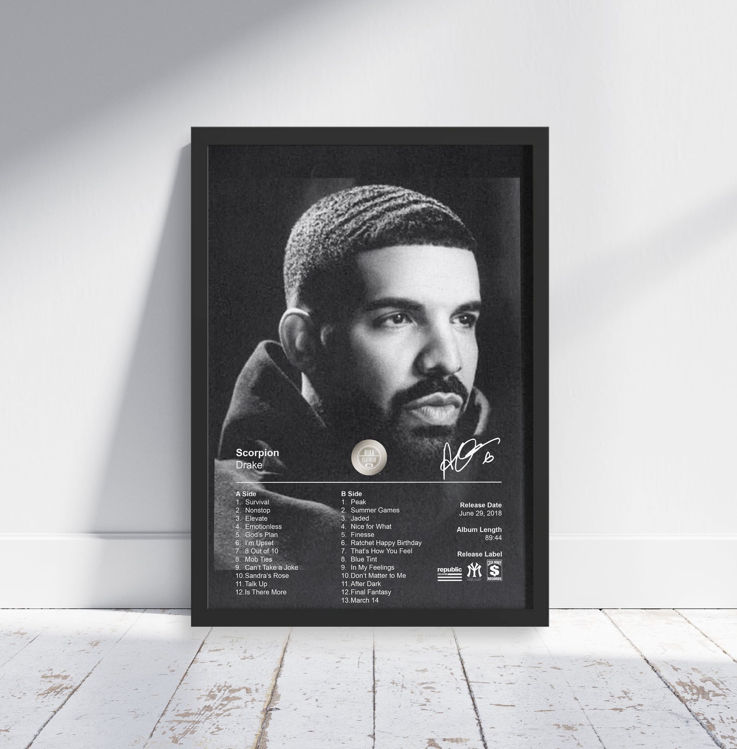 Drake Poster - Scorpion Album Cover Poster Print - STUDIO EDITION