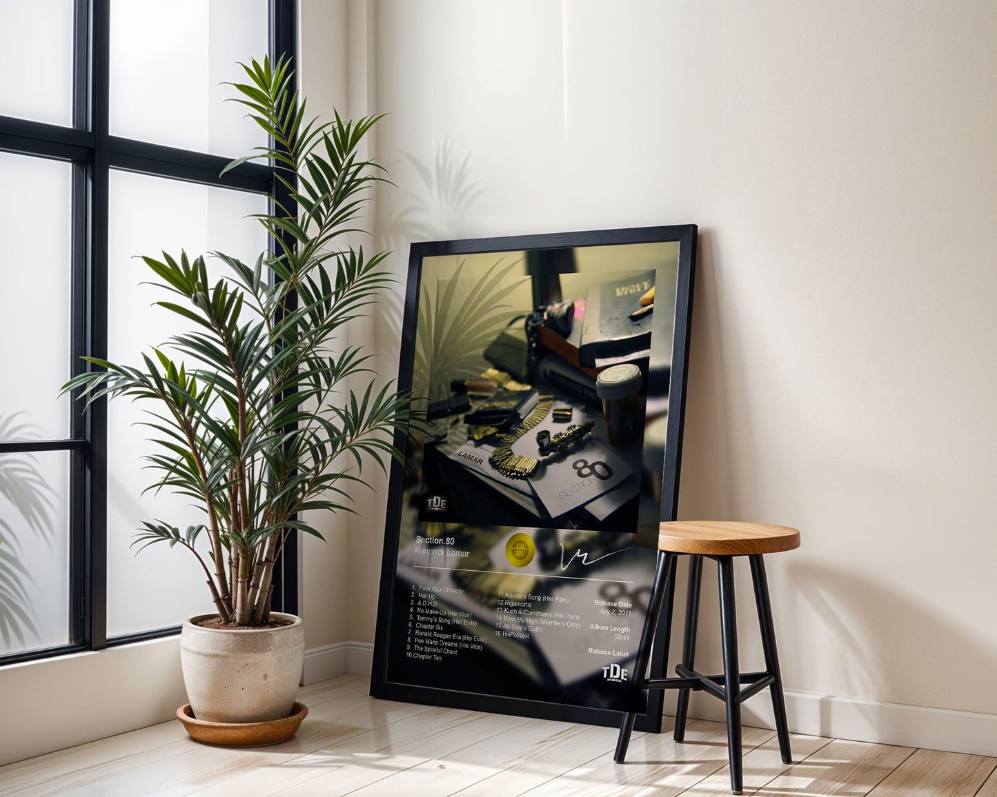 Kendrick Lamar Poster - Section.80 Album Cover Poster Print - STUDIO EDITION