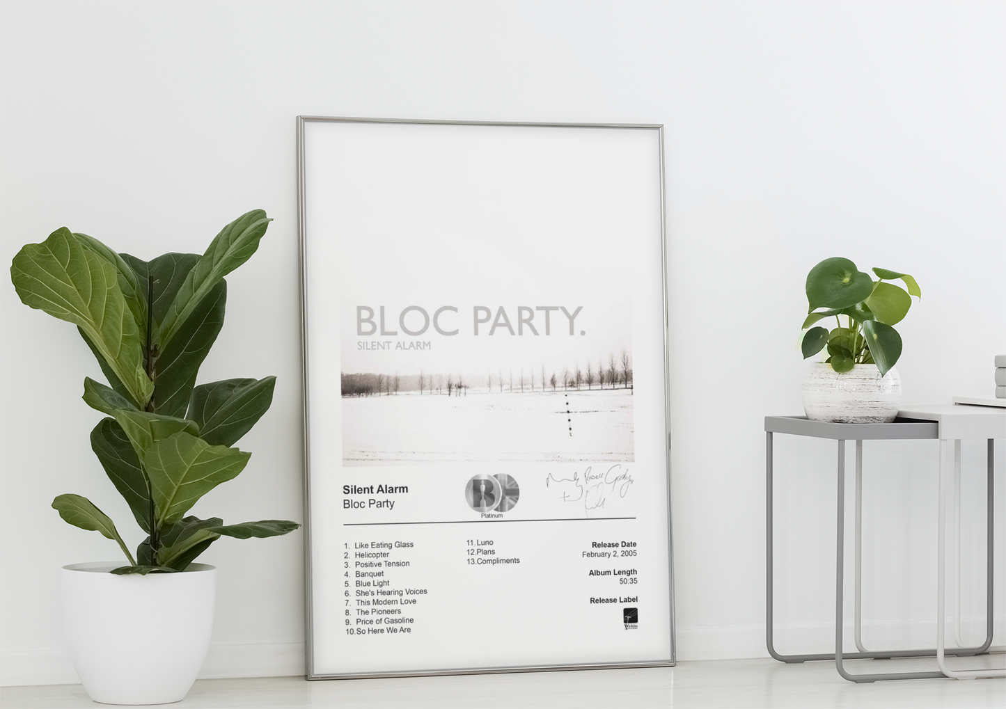 Bloc Party Poster - Silent Alarm Album Cover Poster Print