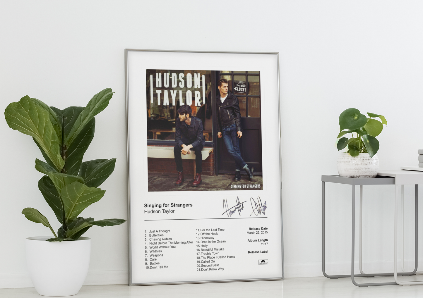 Hudson Taylor Poster - Singing for Strangers Album Cover Poster Print