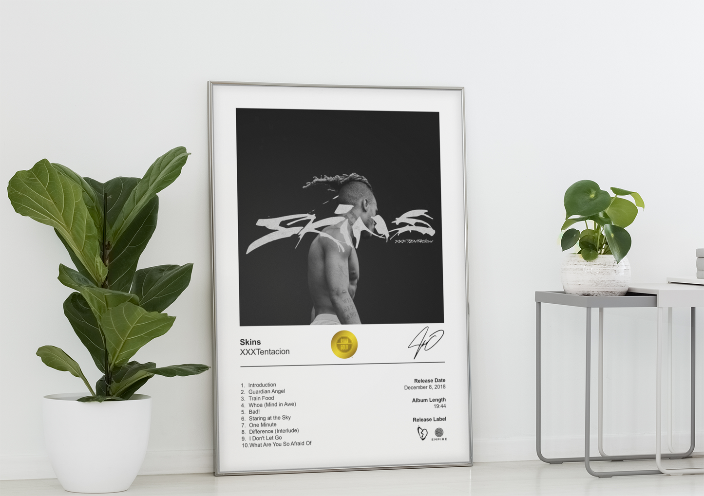 XXXTentacion Poster - Skins Album Cover Poster Print