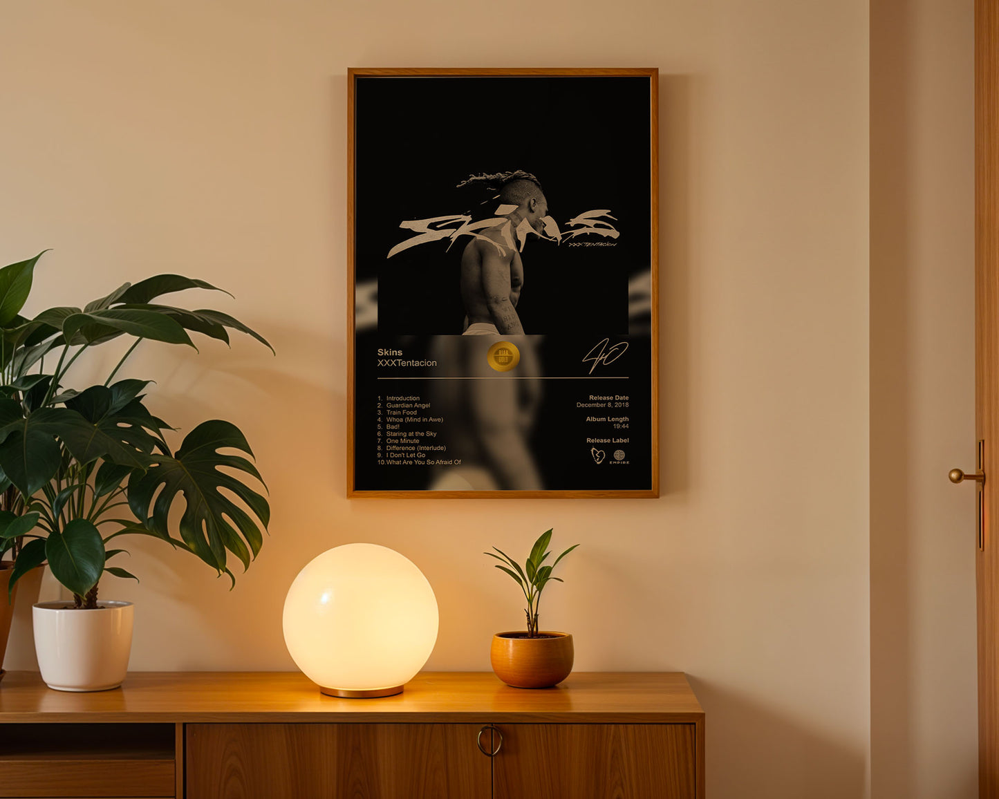 XXXTentacion Poster - Skins Album Cover Poster Print - STUDIO EDITION