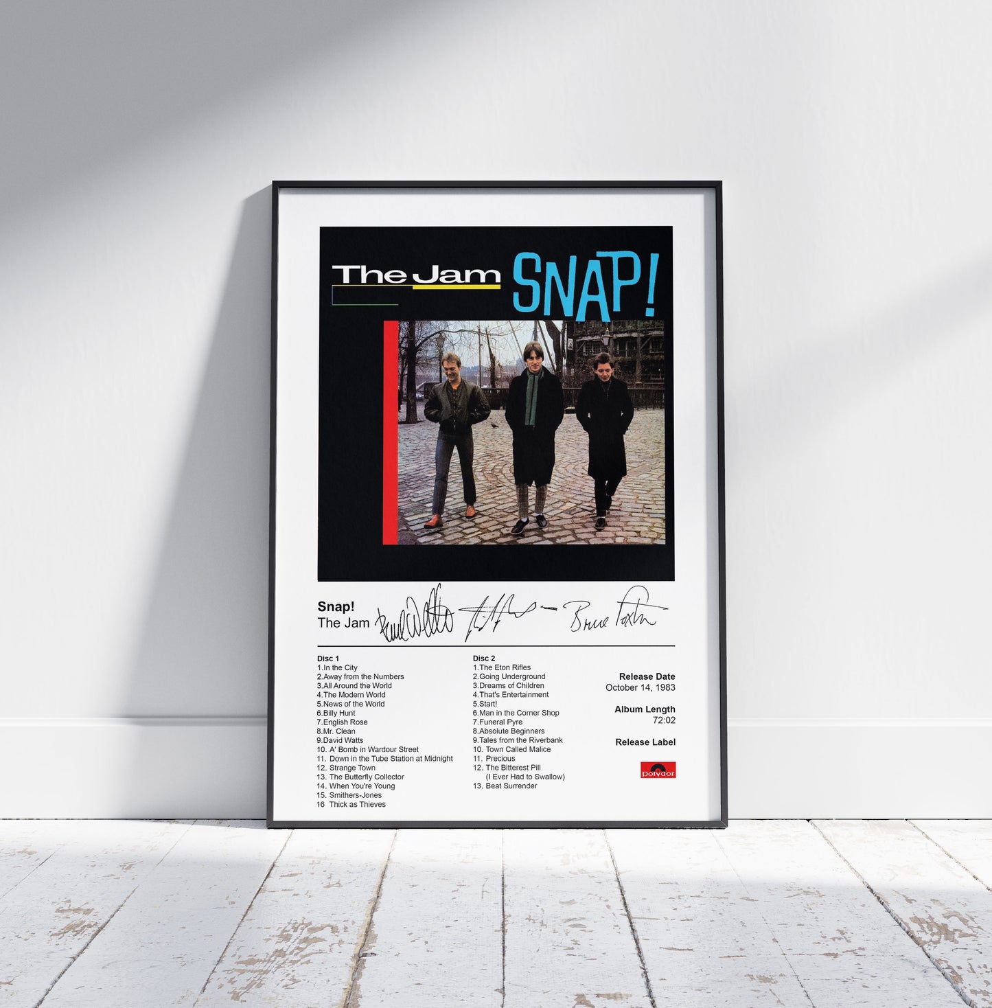 The Jam Poster - Snap! Album Cover Poster Print