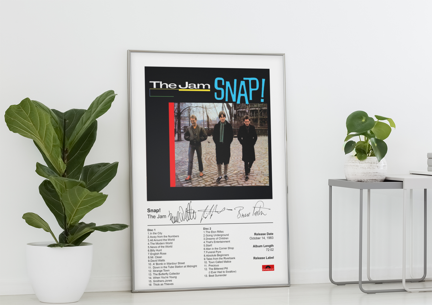 The Jam Poster - Snap! Album Cover Poster Print