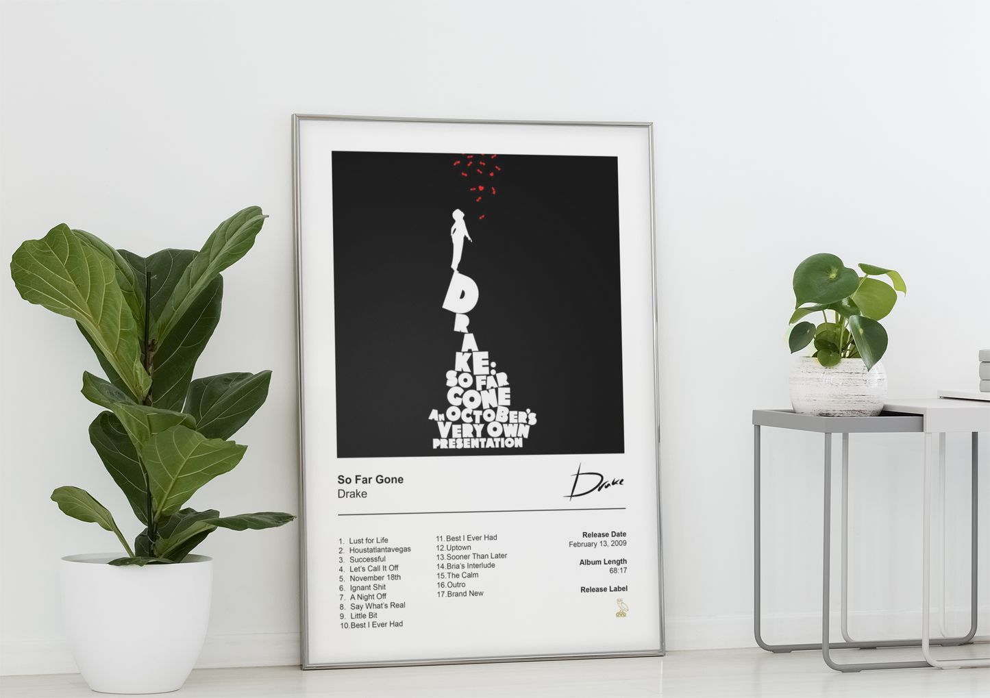 Drake Poster - So Far Gone Album Cover Poster Print