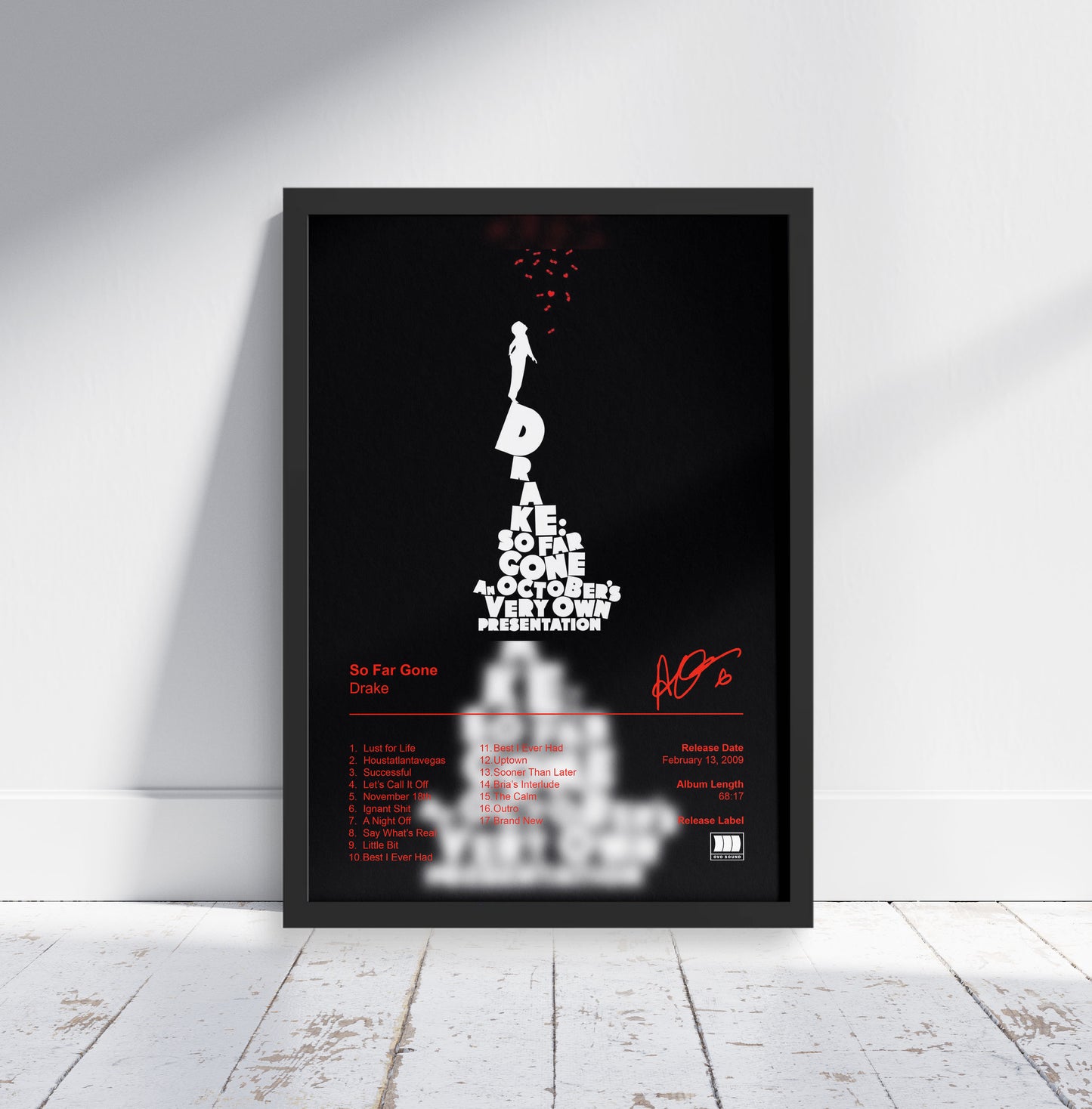Drake Poster - So Far Gone Album Cover Poster Print - STUDIO EDITION