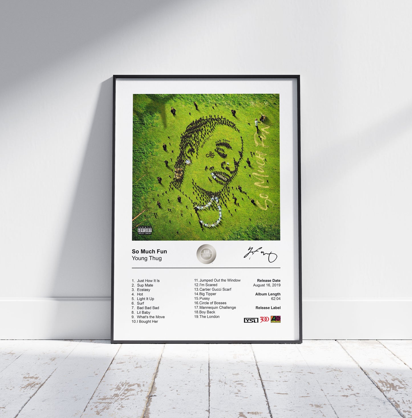 Young Thug Poster - So Much Fun Album Cover Poster Print