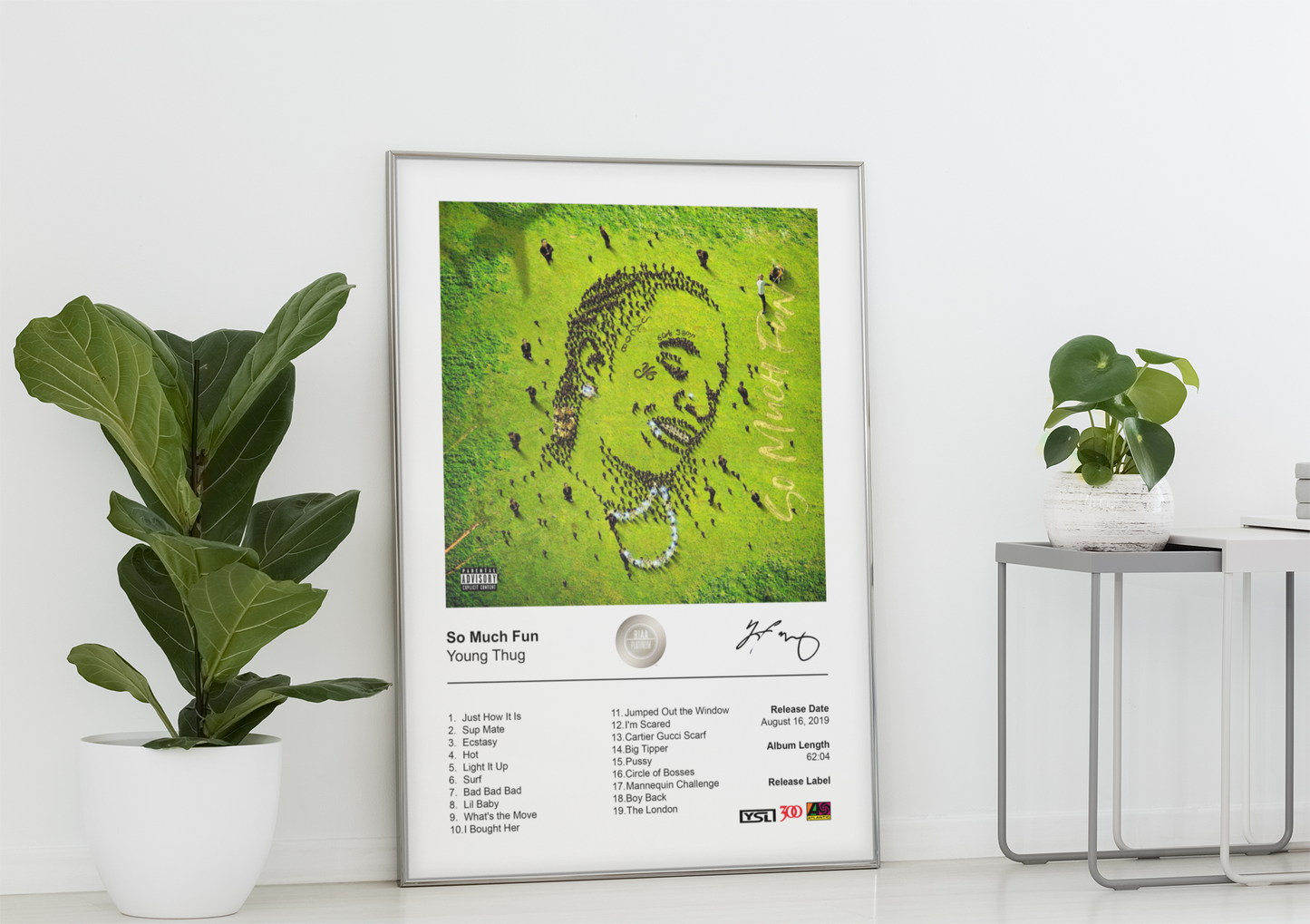 Young Thug Poster - So Much Fun Album Cover Poster Print