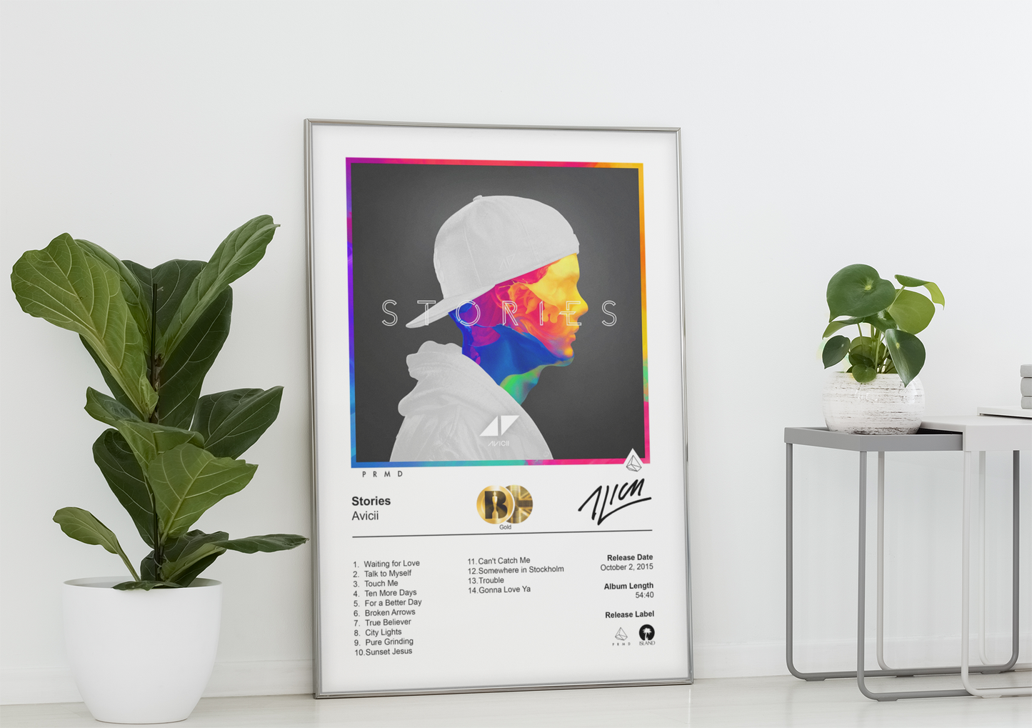 Avicii Poster - Stories Album Cover Poster Print