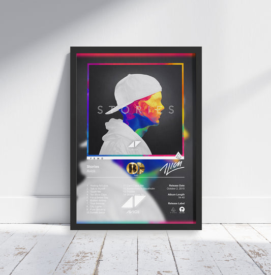Avicii Poster - Stories Album Cover Poster Print - STUDIO EDITION