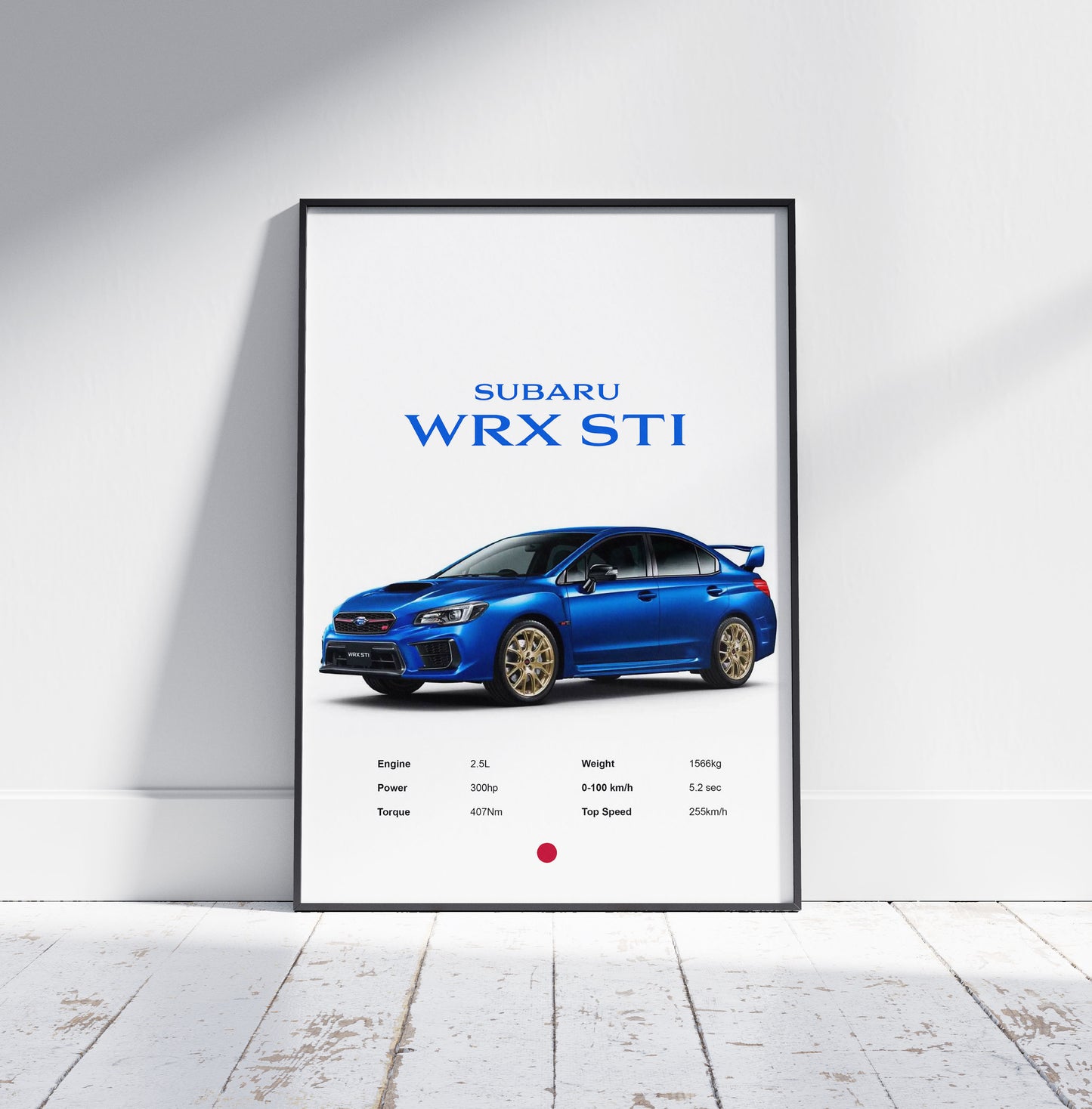 Subaru WRX STI Poster Print