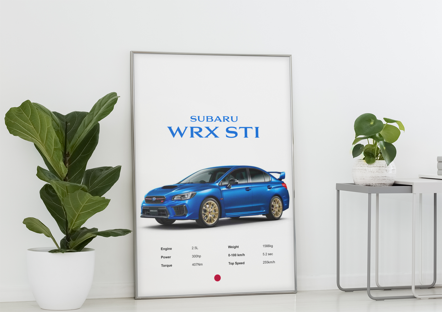 Subaru WRX STI Poster Print