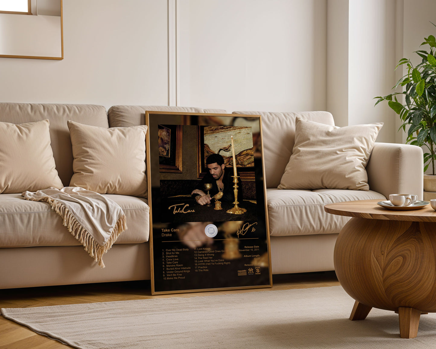 Drake Poster - Take Care Album Cover Poster Print - STUDIO EDITION
