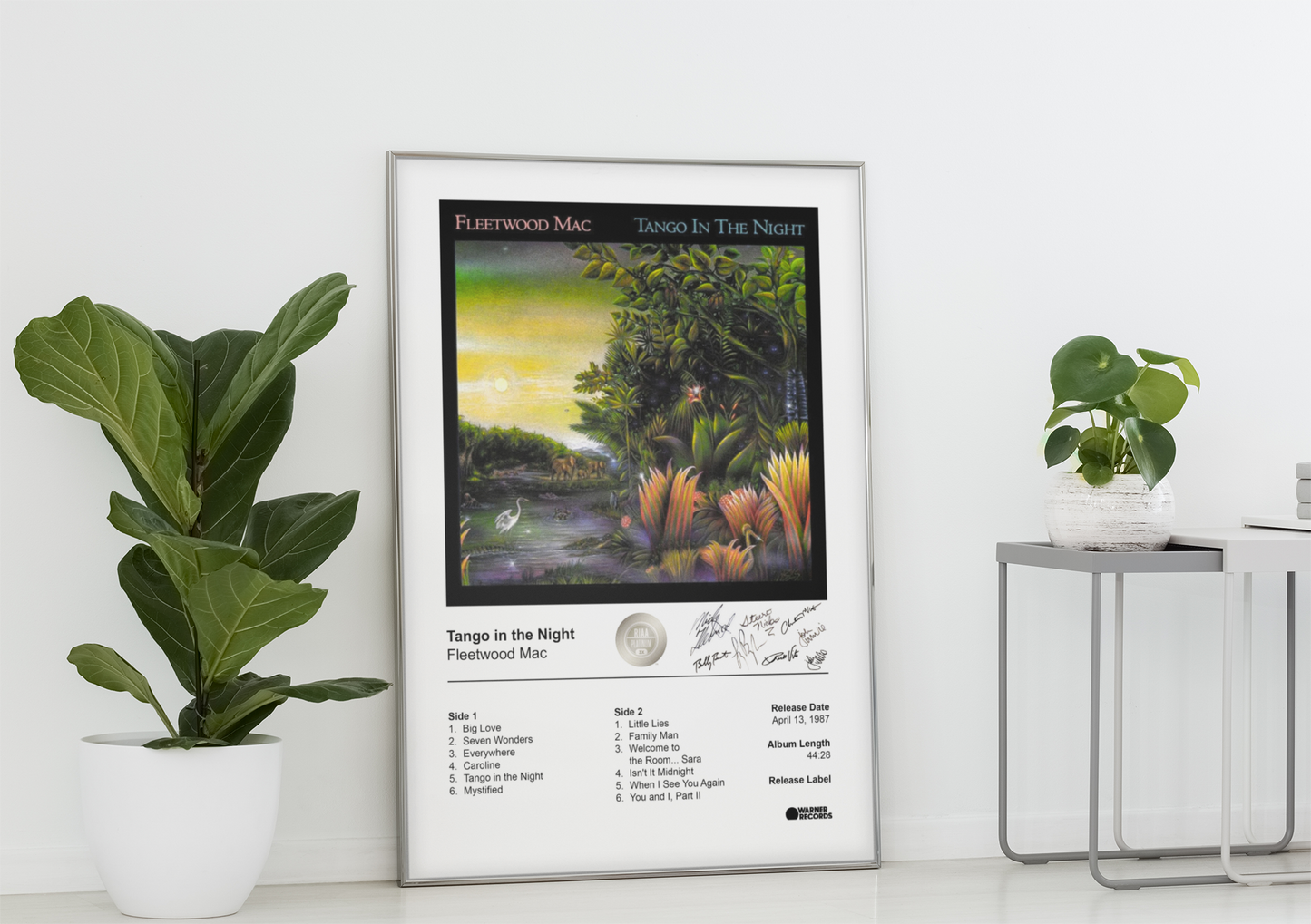 Fleetwood Mac Poster - Tango in the Night Album Cover Poster Print