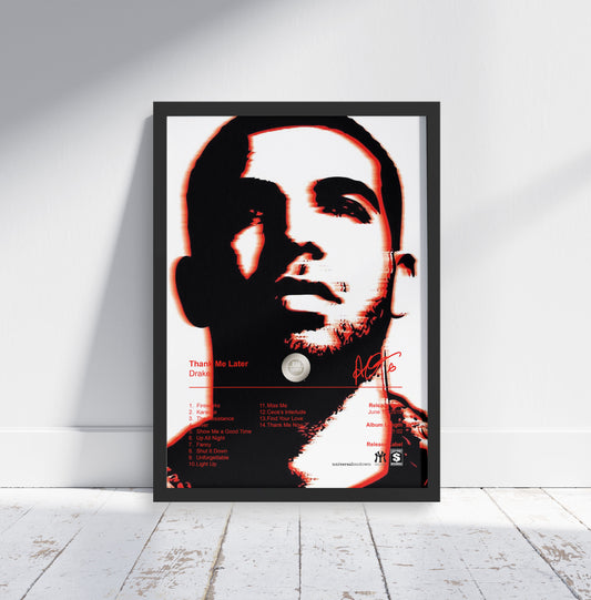 Drake Poster - Thank Me Later Album Cover Poster Print - STUDIO EDITION