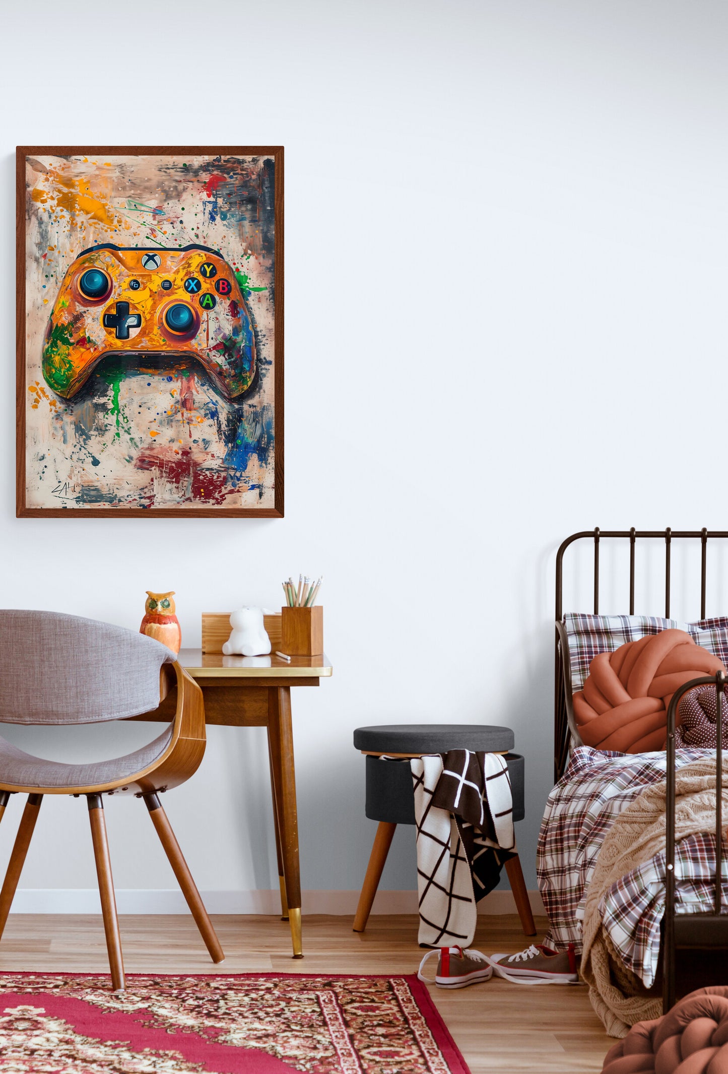 The Art of The X  – Gaming Poster Print, Colourful Gamer Room Wall Art, Available Framed