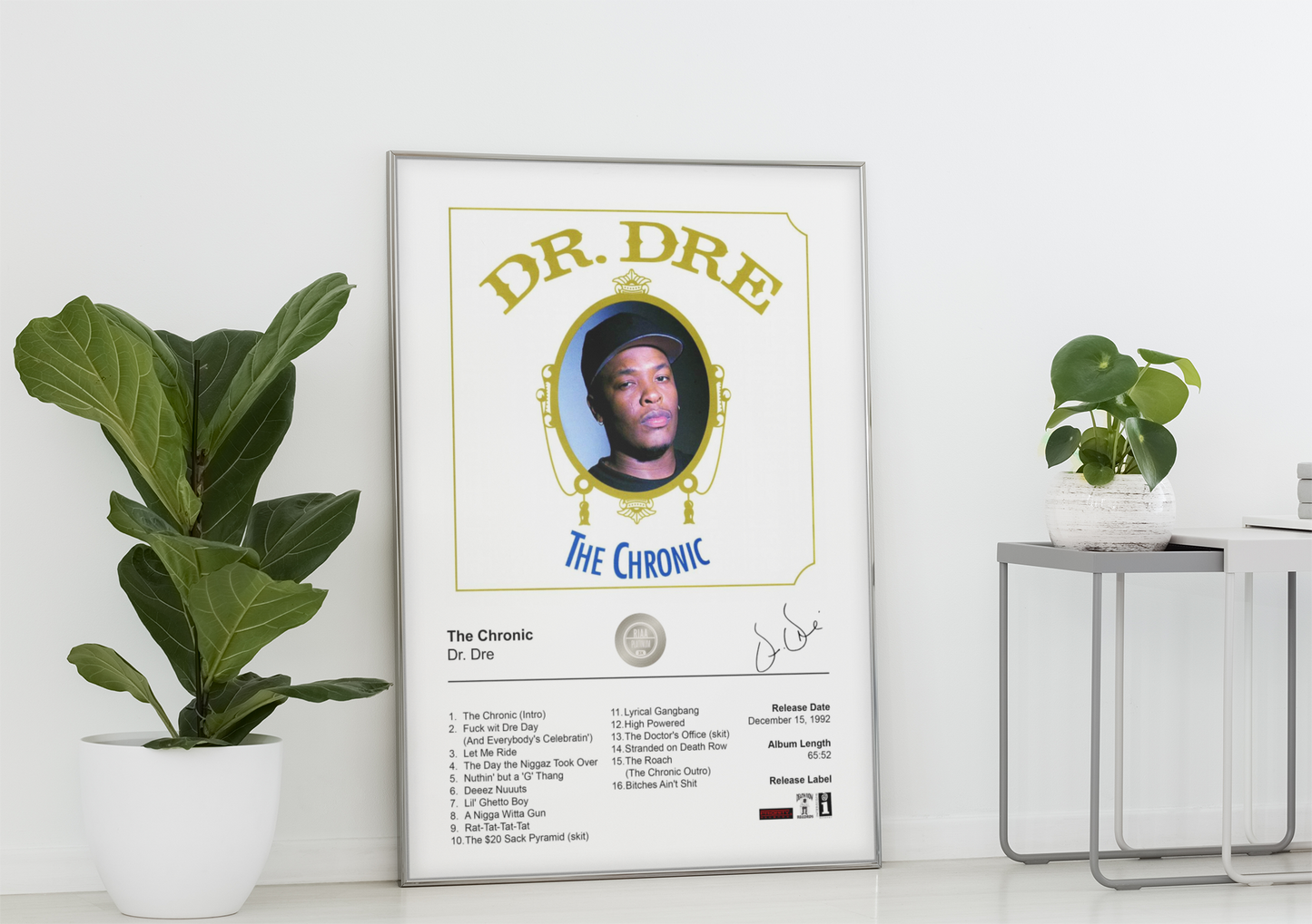 Dr. Dre Poster - The Chronic Album Cover Poster Print