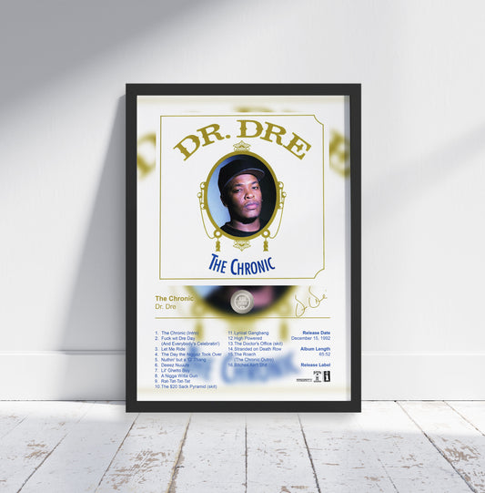 Dr. Dre Poster - The Chronic Album Cover Poster Print - STUDIO EDITION