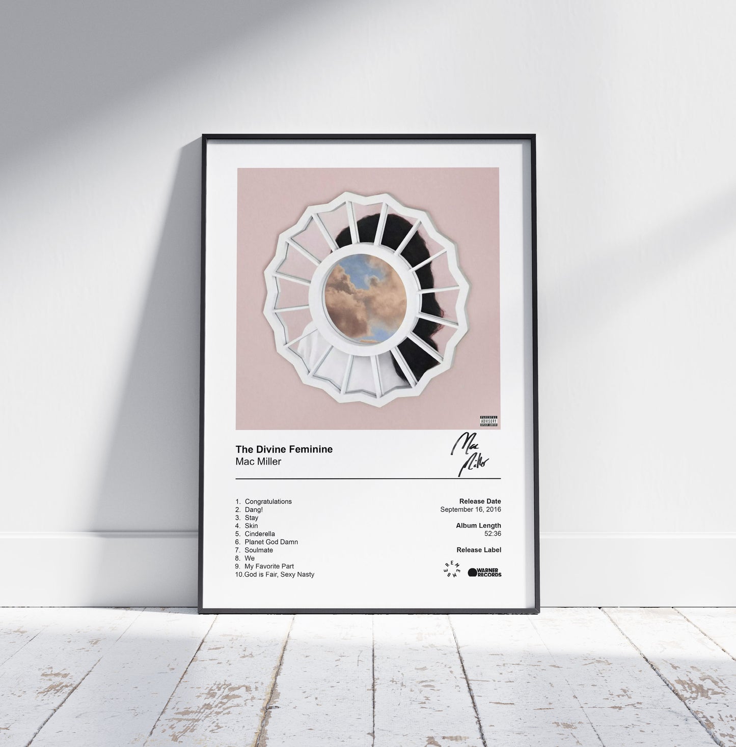 Mac Miller Poster - The Divine Feminine Album Cover Poster Print