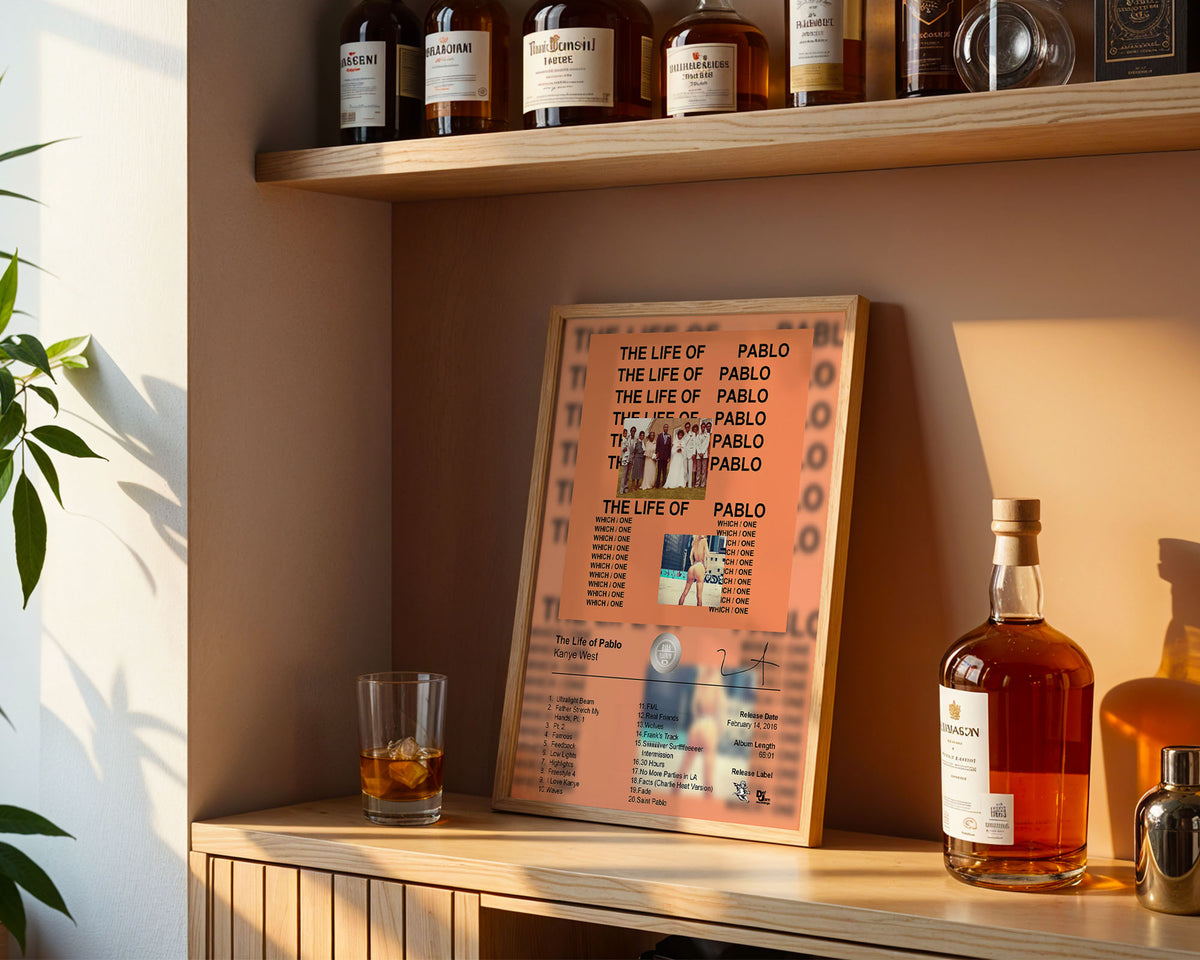 Kanye West Poster - The Life of Pablo Album Cover Poster Print - STUDIO EDITION
