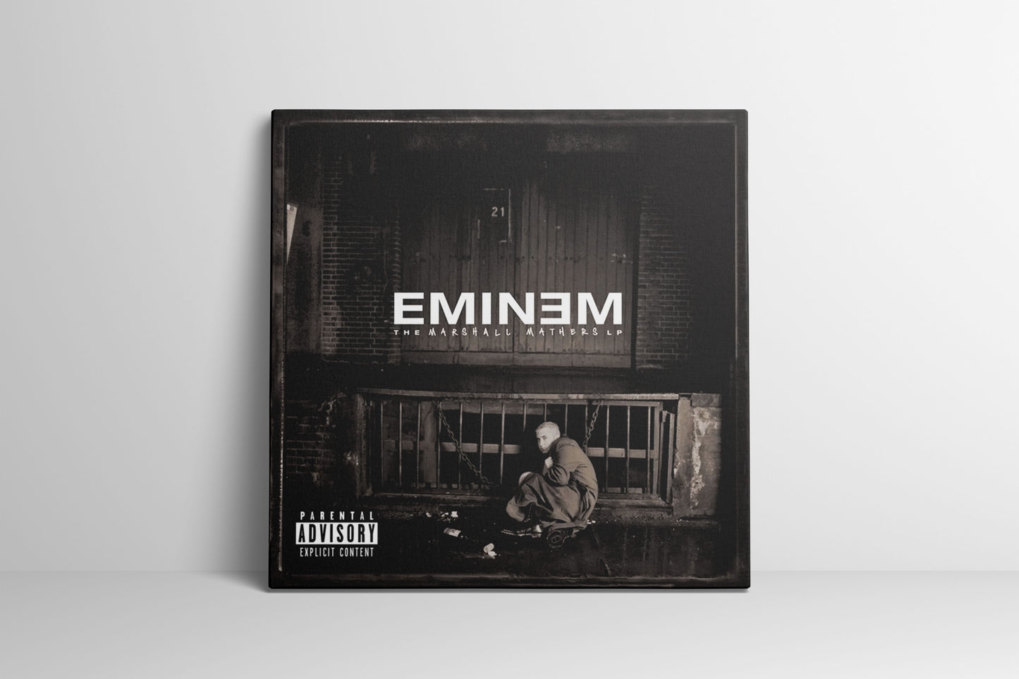 Eminem Canvas - The Marshall Mathers LP Album Cover Wrapped Canvas