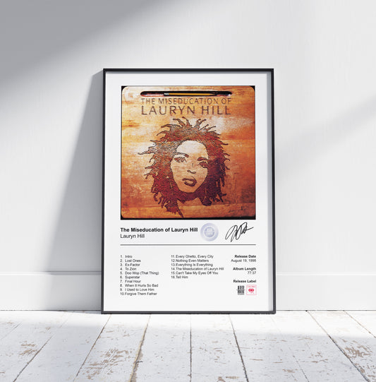 Lauryn Hill Poster - The Miseducation of Lauryn Hill Album Cover Poster Print