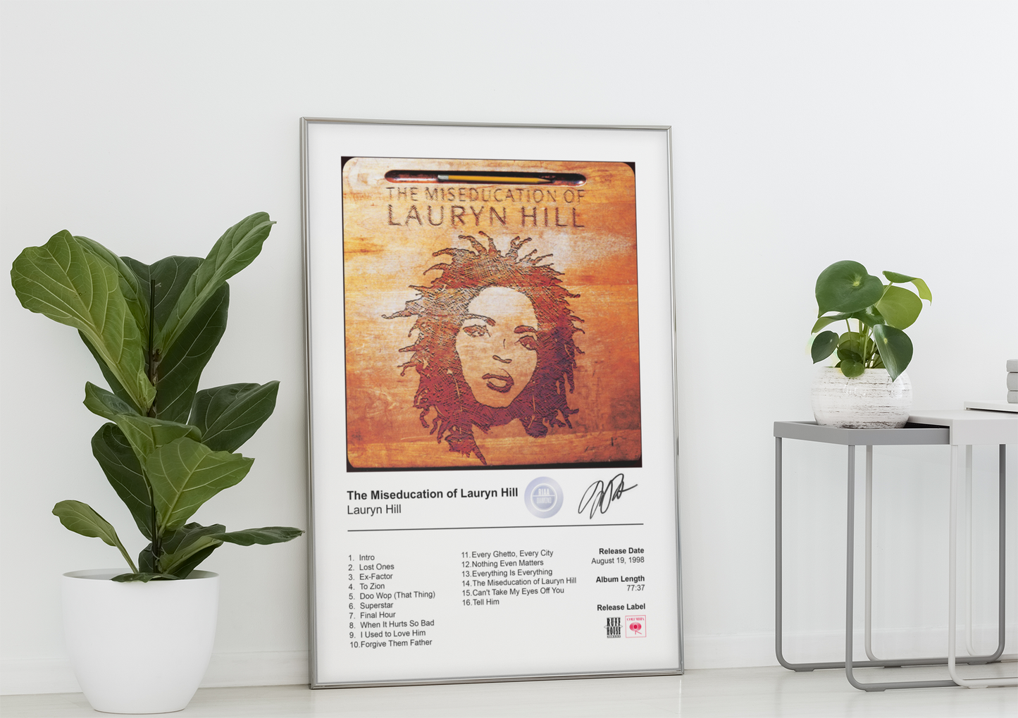 Lauryn Hill Poster - The Miseducation of Lauryn Hill Album Cover Poster Print