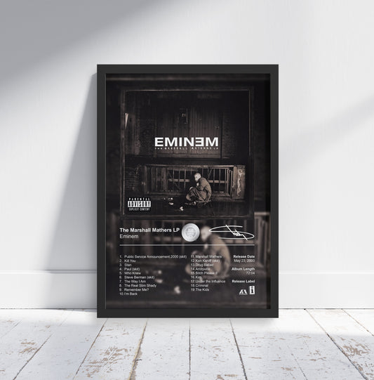 Eminem Poster - The Marshall Mathers LP Album Cover Poster Print - STUDIO EDITION