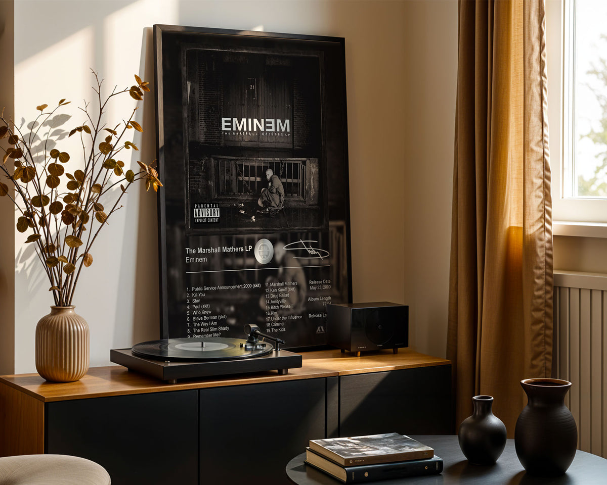 Eminem Poster - The Marshall Mathers LP Album Cover Poster Print - STUDIO EDITION