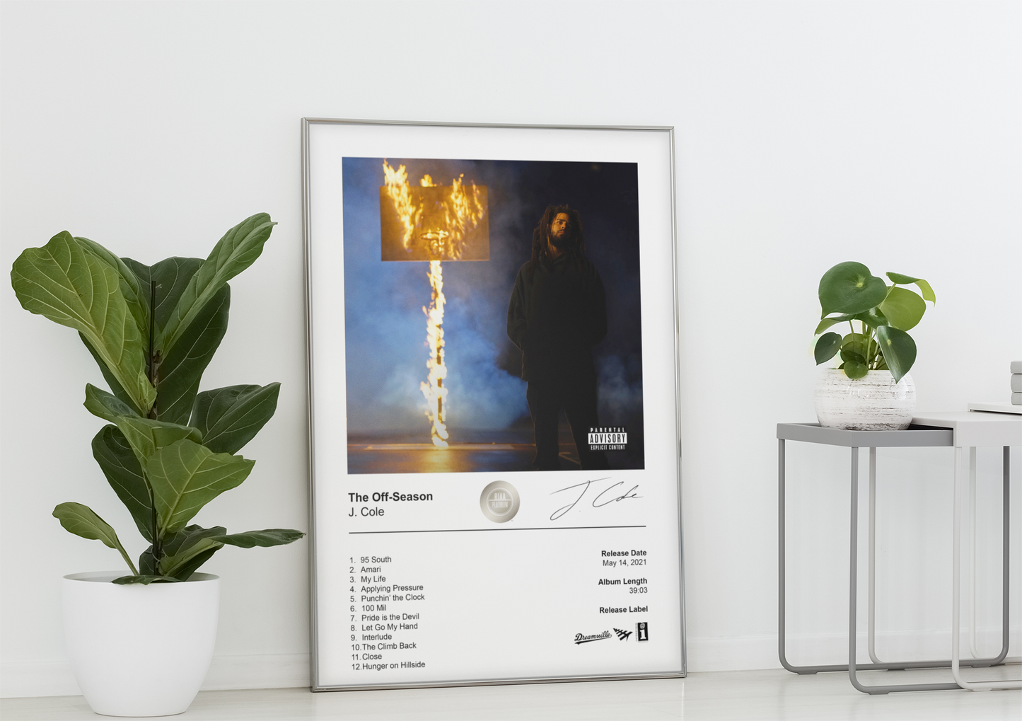 J. Cole Poster - The Off-Season Album Cover Poster Print