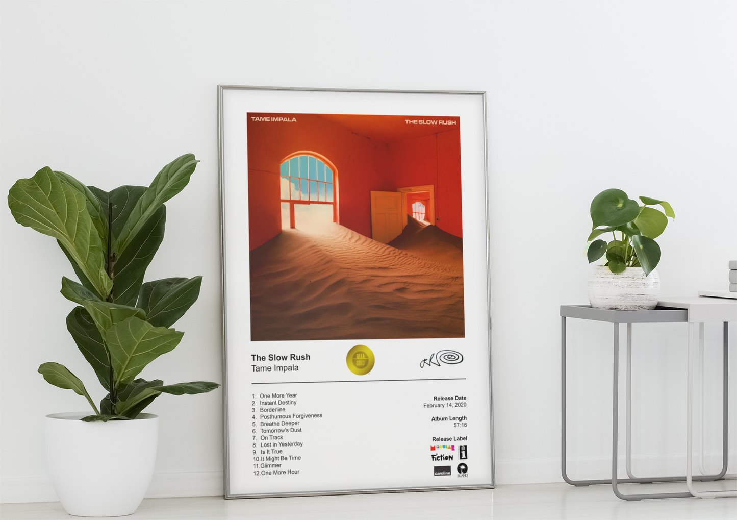 Tame Impala Poster - The Slow Rush Album Cover Poster Print