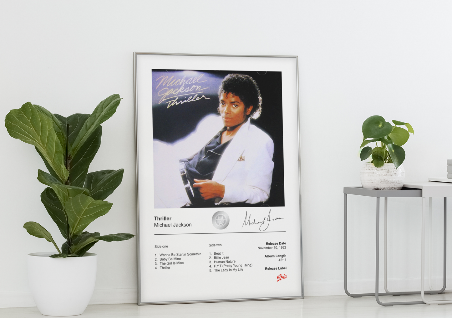 Michael Jackson Poster - Thriller Album Cover Poster Print