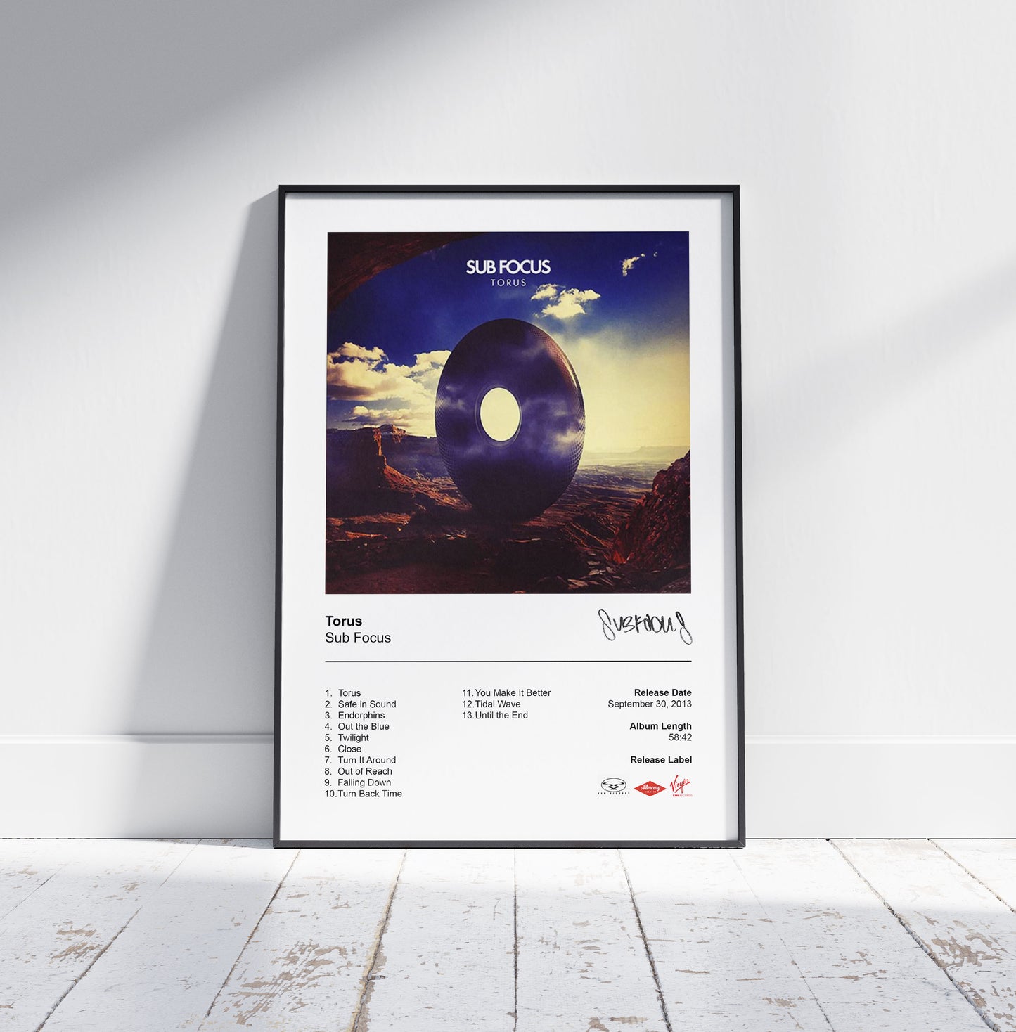 Sub Focus Poster - Torus Album Cover Poster Print