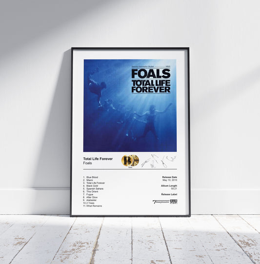 Foals Poster - Total Life Forever Album Cover Poster Print