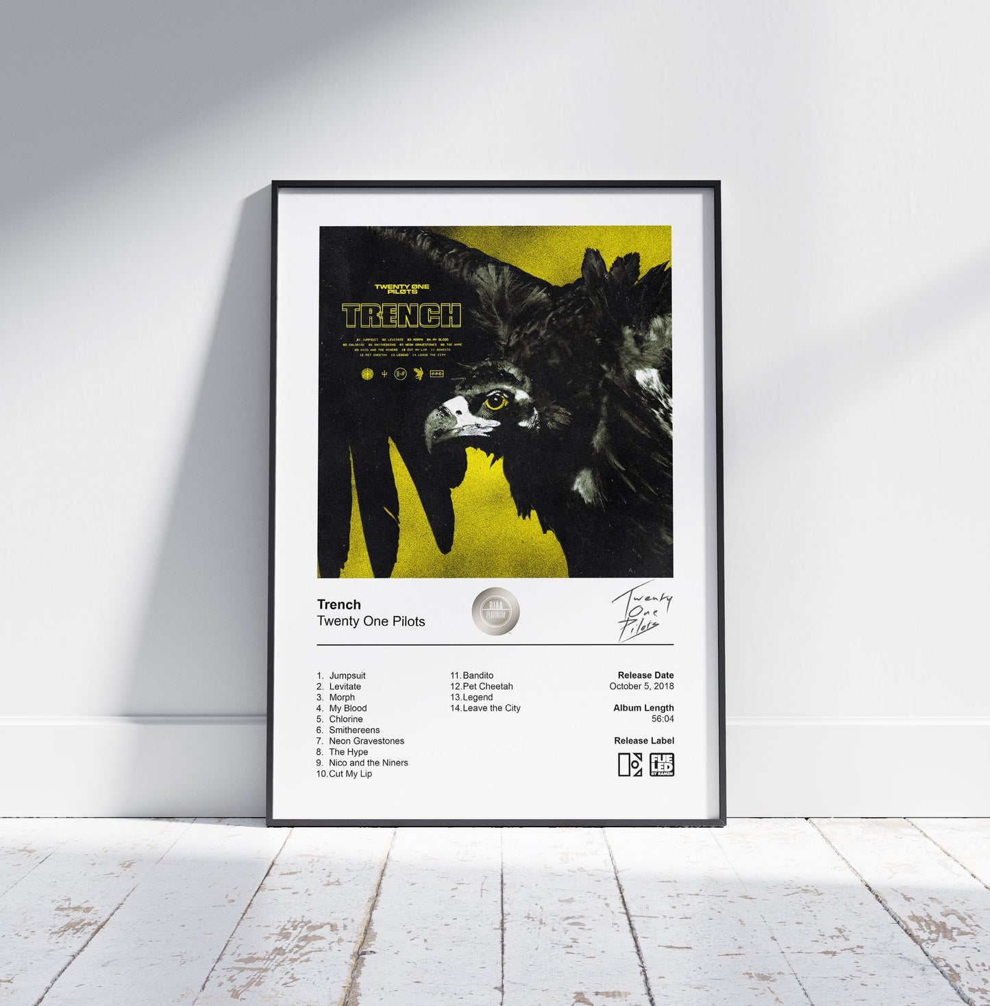 Twenty One Pilots Poster - Trench Album Cover Poster Print